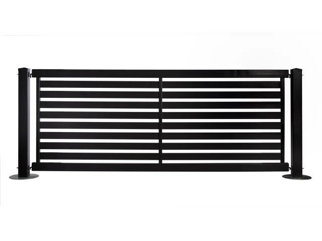 Black Slat Fence 3m.jpg