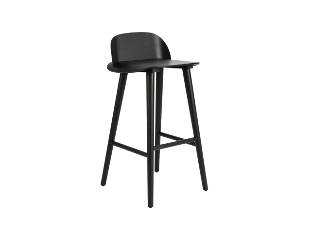 Camilla High Stool   Black   Angled .jpg