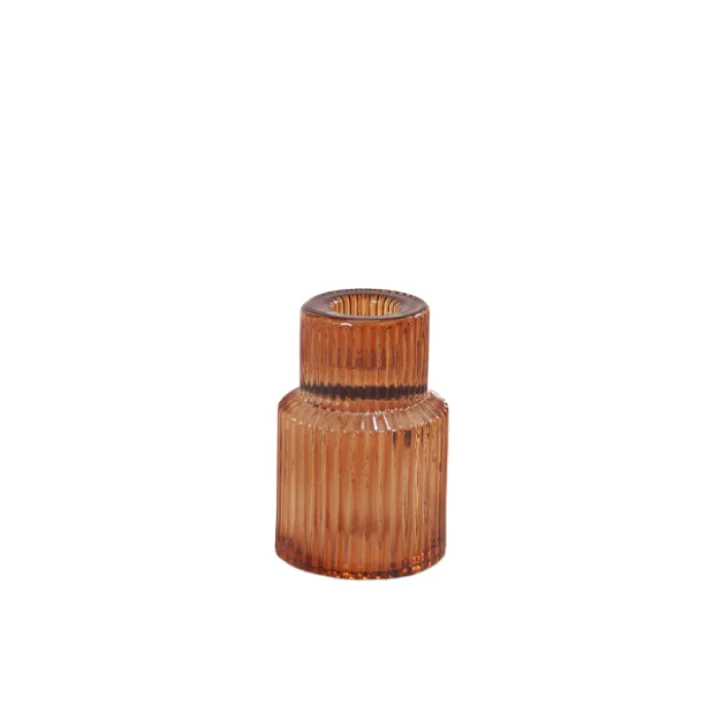 Candle Glass Holder   Amber.png
