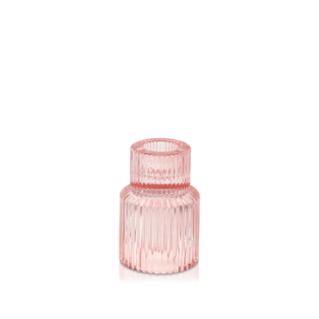 Candle Glass Holder   Pink .png