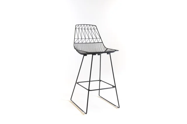 Cleo High Stool   Black .jpg