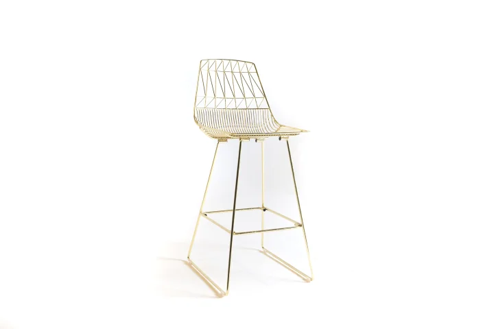 Cleo High Stool  Gold.jpg