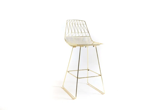 Cleo High Stool  Gold.jpg