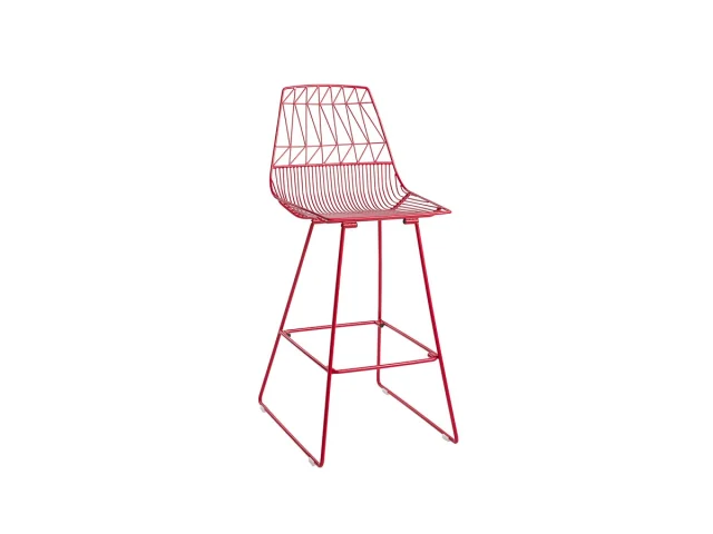 Cleo High Stool  Red.jpg