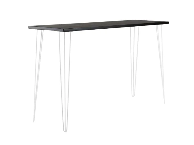 Hairpin High Bar Rectangle   Black   White Legs.jpg