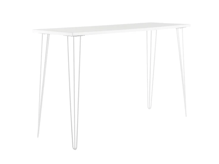 Hairpin High Bar Rectangle   White  White Legs.jpg