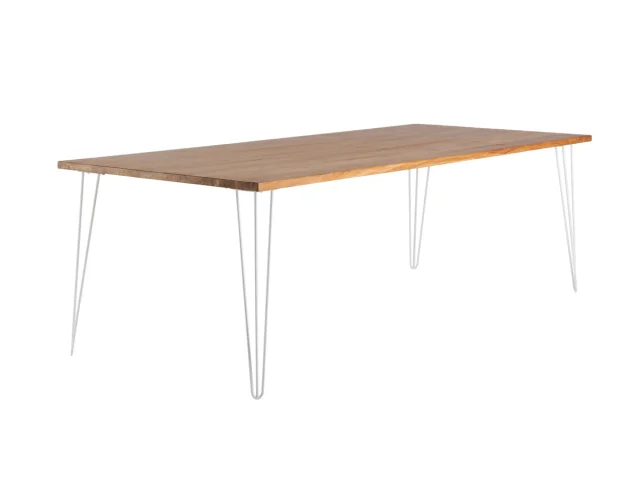 Hairpin Oak Dining   White Legs.jpg