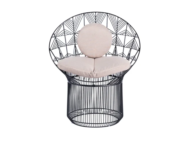 Jagger Chair Black   Beige Cushion.jpg
