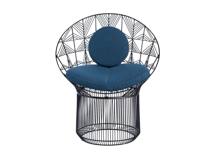 Jagger Chair Black   Blue Cushion.jpg