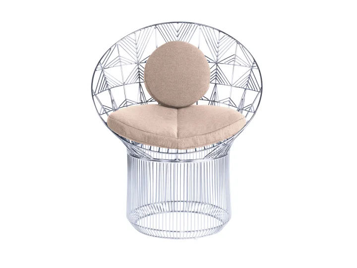 Jagger Chrome Chair   Beige Cushion.jpg
