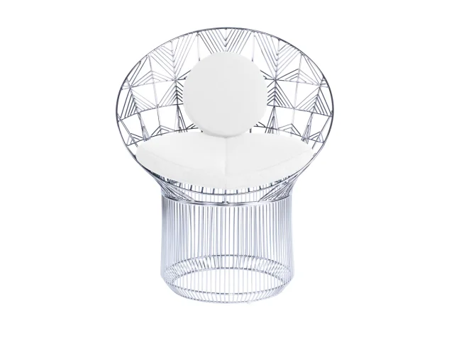 Jagger Chrome Chair   White Cushion.jpg