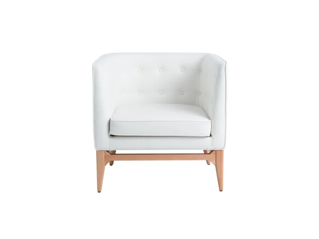 Lola Armchair Front  White.jpg