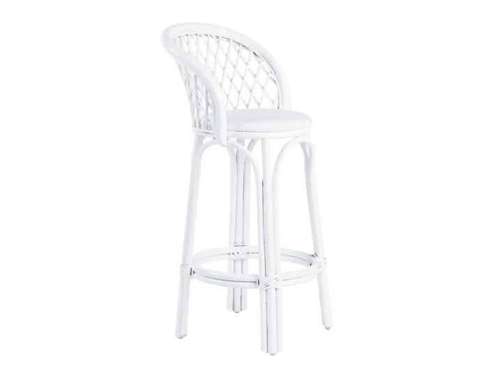 Lotus High Stool   White .jpg