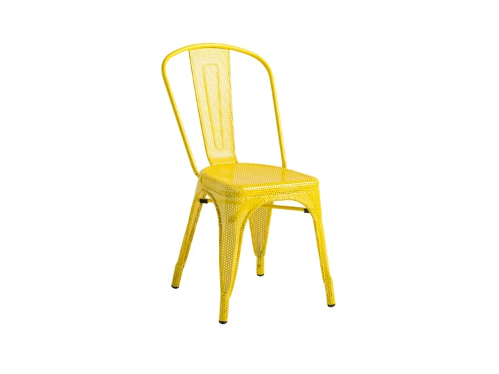 Mesh Tolix Chair   Yellow .jpg