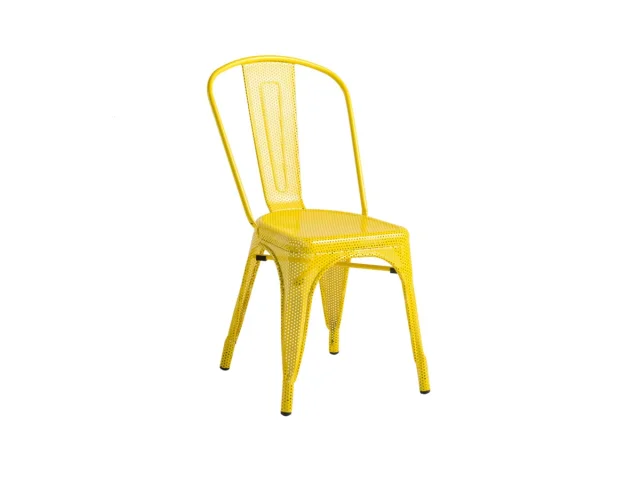 Mesh Tolix Chair   Yellow .jpg