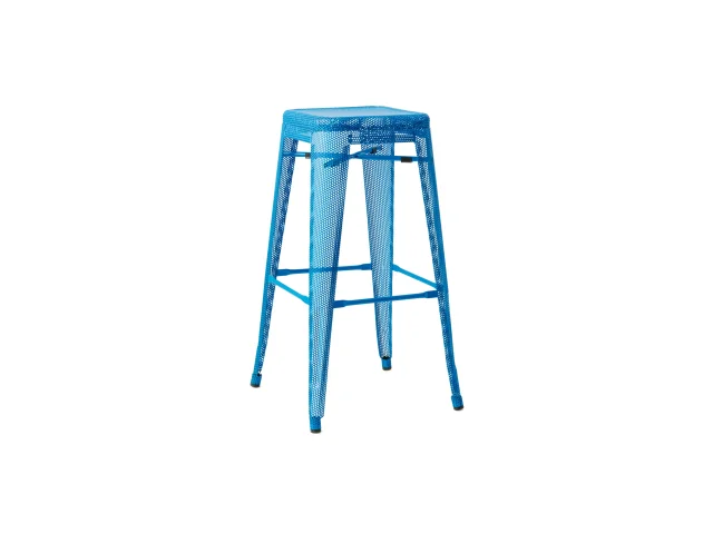 Mesh Tolix High Stool   Blue .jpg