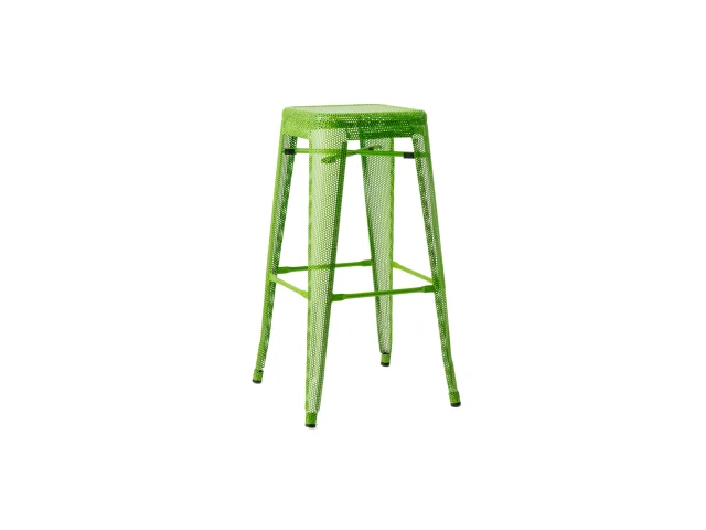 Mesh Tolix High Stool   Green .jpg
