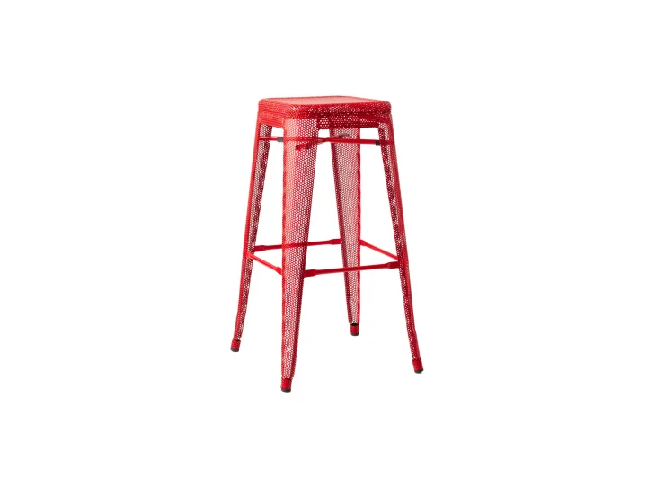 Mesh Tolix High Stool   Red.jpg