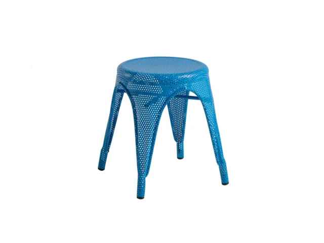 Mesh Tolix Stool   Blue .jpg