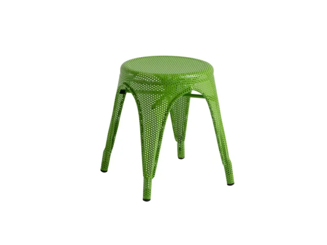 Mesh Tolix Stool   Green .jpg