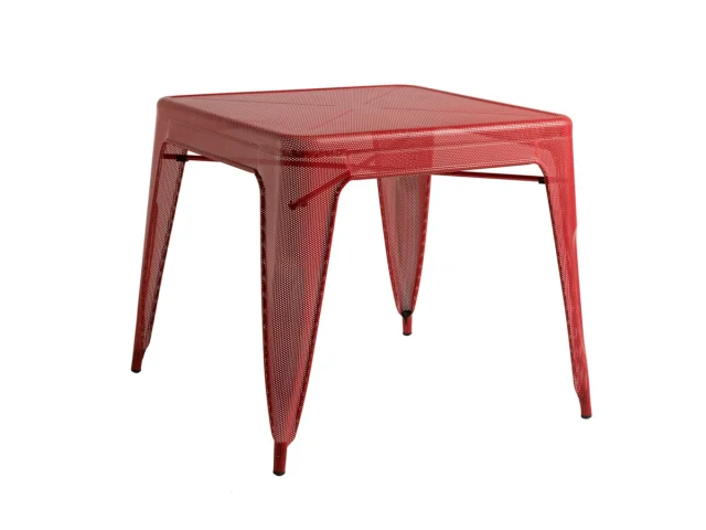 Mesh Tolix Table   Red .jpg