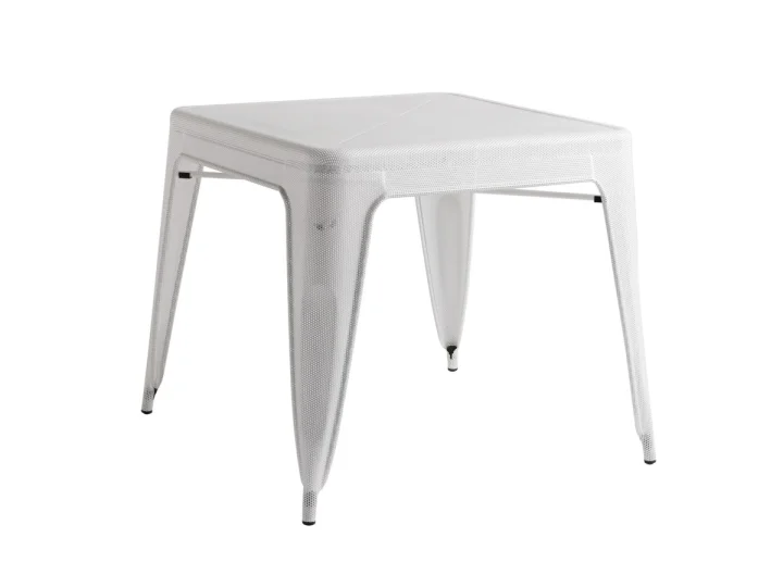 Mesh Tolix Table   White .jpg