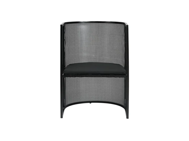 Neo Armchair   Black Front View.jpg