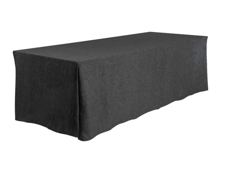 Premium Weave Straight Tablecloth   Black.jpeg