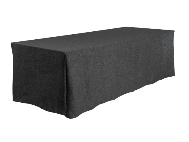Premium Weave Straight Tablecloth   Black.jpeg