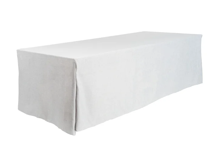 Premium Weave Straight Tablecloth   Dove Grey.jpg