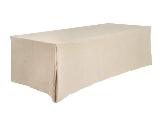 Premium Weave Straight Tablecloth   Natural .jpg