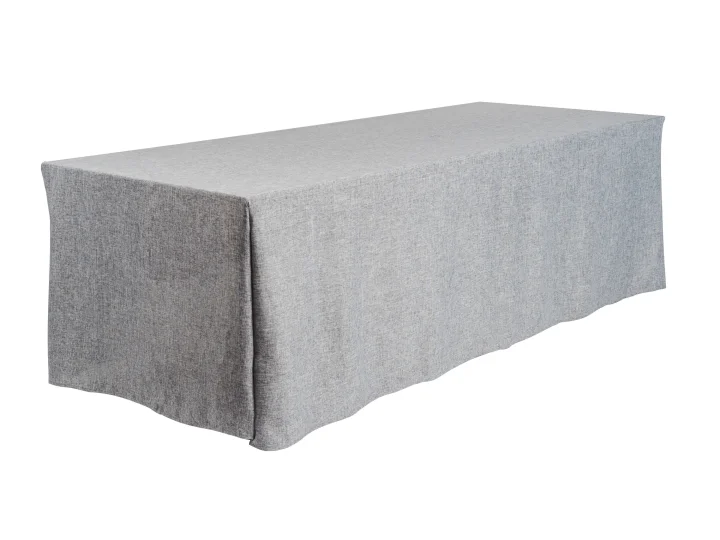 Premium Weave Straight Tablecloth   Shadow Grey.jpg