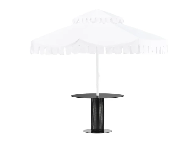 Scalloped Umbrella With Neo Table   White Black.jpg