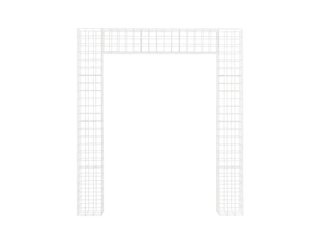White Cubed Wire Arbour 2.1m.jpg