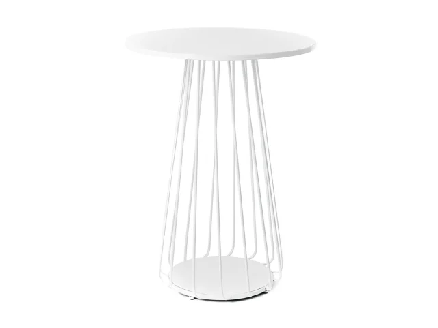 Wire High Bar   White .jpg