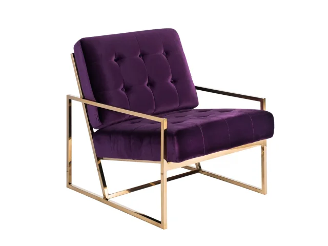 Zara Armchair Gold (angled)   Violet.jpg