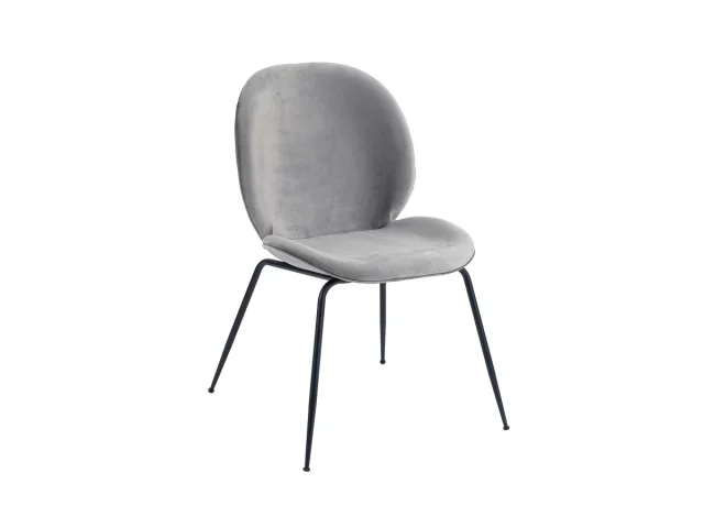 Zara Chair Grey ( Black Legs) .jpg
