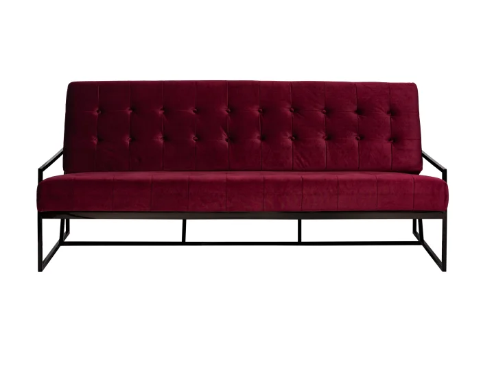 Zara Lounge Black Base   Burgundy Cushion.jpg
