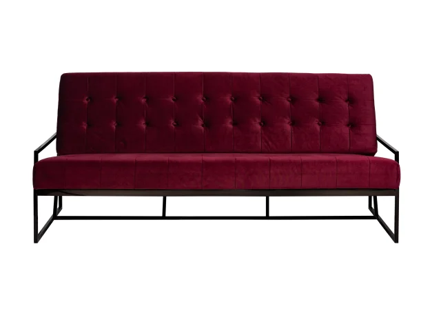 Zara Lounge Black Base   Burgundy Cushion.jpg