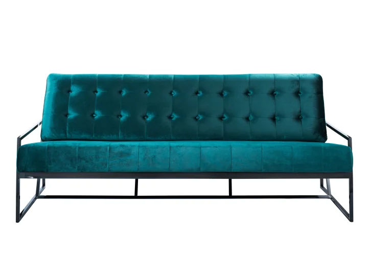 Zara Lounge Black Base  Emerald Cushion.jpg