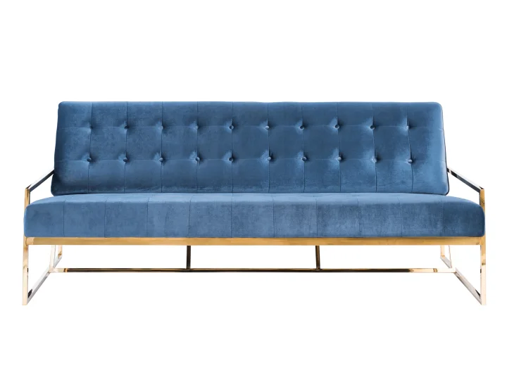 Zara Lounge Gold Base   Blue Cushion.jpg
