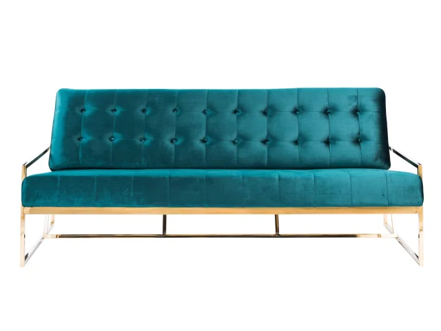 Zara Lounge Gold Base   Emerald Cushion.jpg