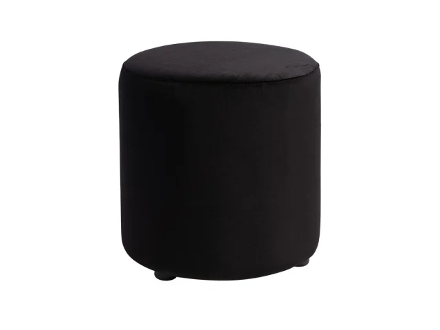 Zara Velvet Ottomon   Black.jpg