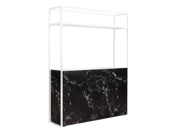 Straight Black Marble Bar With White Canopy .jpg