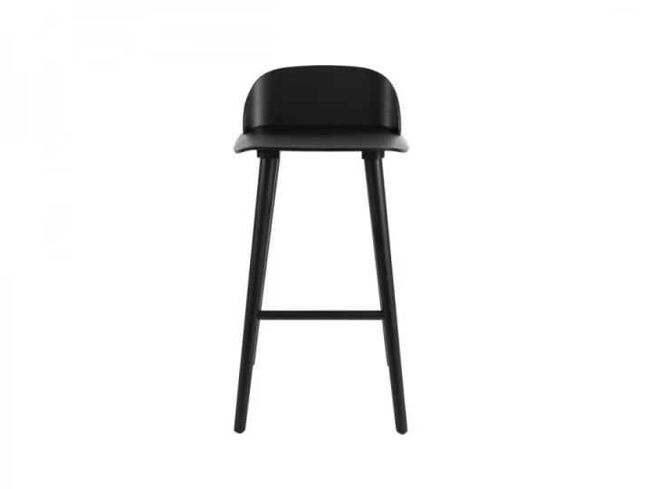 Wooden High Stool Black   Front.jpeg