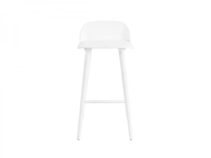 Wooden High Stool White   Front.jpeg
