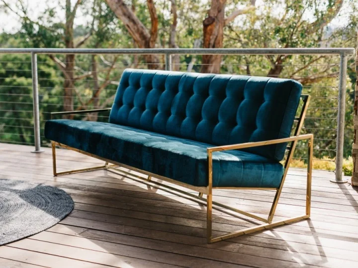 Zara Gold Lounge Emerald Green Cushion .jpeg